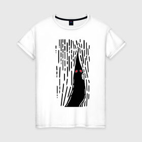 Женская футболка хлопок с принтом Нечто Сверхъестественное в Санкт-Петербурге, 100% хлопок | прямой крой, круглый вырез горловины, длина до линии бедер, слегка спущенное плечо | дьяволы | монстры | нечто сверхъестественное | привидения