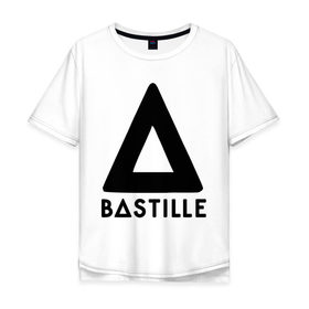 Мужская футболка хлопок Oversize с принтом Bastille в Санкт-Петербурге, 100% хлопок | свободный крой, круглый ворот, “спинка” длиннее передней части | bastille | kubana | rock | кубана | музыка | подарок | рок | треугольник