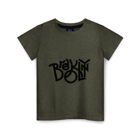 Детская футболка хлопок с принтом Brooklyn Бруклин Америка Swag в Санкт-Петербурге, 100% хлопок | круглый вырез горловины, полуприлегающий силуэт, длина до линии бедер | Тематика изображения на принте: бруклин