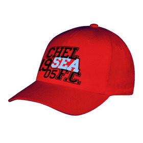 Бейсболка с принтом Chelsea FC в Санкт-Петербурге, 100% хлопок | классический козырек, металлическая застежка-регулятор размера | 1905 | chelsea | chelsea logo | fc | footbal club | лого | логотип | спорт | футбол | футбольный клуб | челси