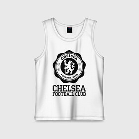 Детская майка хлопок с принтом Chelsea FC в Санкт-Петербурге,  |  | 1905 | chelsea | chelsea logo | fc | footbal club | лого | логотип | спорт | футбол | футбольный клуб | челси