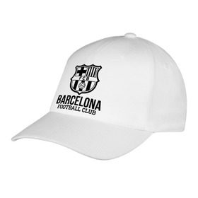 Бейсболка с принтом Barcelona FC в Санкт-Петербурге, 100% хлопок | классический козырек, металлическая застежка-регулятор размера | barcelona | fc | fc barcelona | footbal club | барселона | лого | логотип | спорт | футбол | футбольный клуб