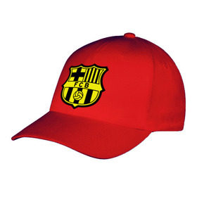 Бейсболка с принтом Barcelona logo в Санкт-Петербурге, 100% хлопок | классический козырек, металлическая застежка-регулятор размера | barcelona | fc | fc barcelona | footbal club | барселона | лого | логотип | спорт | футбол | футбольный клуб