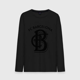 Мужской лонгслив хлопок с принтом FC Barcelona в Санкт-Петербурге, 100% хлопок |  | barcelona | fc | fc barcelona | footbal club | барселона | лого | логотип | спорт | футбол | футбольный клуб