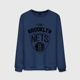 Мужской свитшот хлопок с принтом The Brooklyn Nets в Санкт-Петербурге, 100% хлопок |  | бруклин