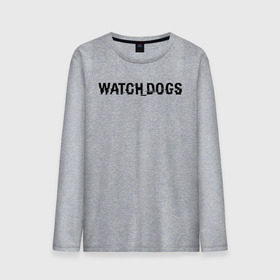 Мужской лонгслив хлопок с принтом Watch Dogs в Санкт-Петербурге, 100% хлопок |  | watch dogs