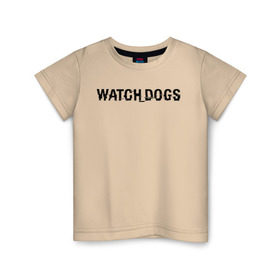 Детская футболка хлопок с принтом Watch Dogs в Санкт-Петербурге, 100% хлопок | круглый вырез горловины, полуприлегающий силуэт, длина до линии бедер | watch dogs