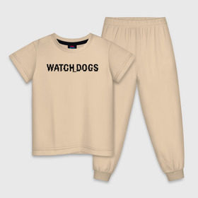 Детская пижама хлопок с принтом Watch Dogs в Санкт-Петербурге, 100% хлопок |  брюки и футболка прямого кроя, без карманов, на брюках мягкая резинка на поясе и по низу штанин
 | watch dogs