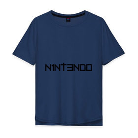 Мужская футболка хлопок Oversize с принтом Nintendo в Санкт-Петербурге, 100% хлопок | свободный крой, круглый ворот, “спинка” длиннее передней части | баста | ноггано
