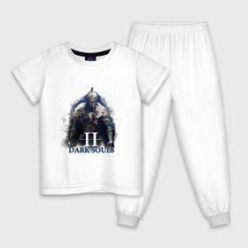 Детская пижама хлопок с принтом Dark Souls в Санкт-Петербурге, 100% хлопок |  брюки и футболка прямого кроя, без карманов, на брюках мягкая резинка на поясе и по низу штанин
 | 
