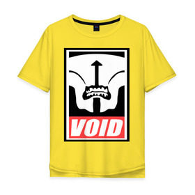 Мужская футболка хлопок Oversize с принтом Faceless Void Dota2 в Санкт-Петербурге, 100% хлопок | свободный крой, круглый ворот, “спинка” длиннее передней части | Тематика изображения на принте: dota | faceless | obey | void | войд | дота