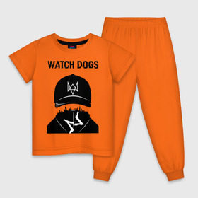 Детская пижама хлопок с принтом You will be Hacker в Санкт-Петербурге, 100% хлопок |  брюки и футболка прямого кроя, без карманов, на брюках мягкая резинка на поясе и по низу штанин
 | hacker | watch dogs | will | you