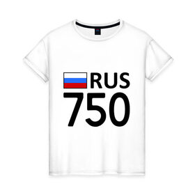 Женская футболка хлопок с принтом Московская область (750) в Санкт-Петербурге, 100% хлопок | прямой крой, круглый вырез горловины, длина до линии бедер, слегка спущенное плечо | 