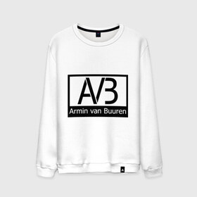 Мужской свитшот хлопок с принтом Armin van buuren logo в Санкт-Петербурге, 100% хлопок |  | addicted | buuren | van | аrmin