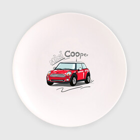 Тарелка с принтом Mini Cooper в Санкт-Петербурге, фарфор | диаметр - 210 мм
диаметр для нанесения принта - 120 мм | mini cooper | автомобиль | машина | мини купер | миникупер