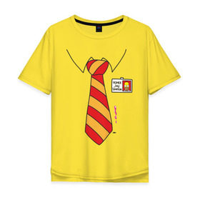 Мужская футболка хлопок Oversize с принтом Костюм Гомера в Санкт-Петербурге, 100% хлопок | свободный крой, круглый ворот, “спинка” длиннее передней части | гомер