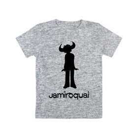 Детская футболка хлопок с принтом Jamiroquai в Санкт-Петербурге, 100% хлопок | круглый вырез горловины, полуприлегающий силуэт, длина до линии бедер | funk | jamiroquai | jazz | джаз | джамирокуай | фанк