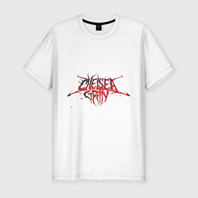 Мужская футболка премиум с принтом Chelsea Grin в Санкт-Петербурге, 92% хлопок, 8% лайкра | приталенный силуэт, круглый вырез ворота, длина до линии бедра, короткий рукав | chelsea | grin | metal | music | грин | метал | музыка | челси
