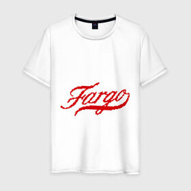 Мужская футболка хлопок с принтом Fargo в Санкт-Петербурге, 100% хлопок | прямой крой, круглый вырез горловины, длина до линии бедер, слегка спущенное плечо. | Тематика изображения на принте: fargo