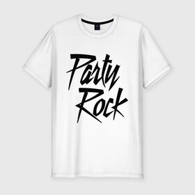 Мужская футболка премиум с принтом Party Rock в Санкт-Петербурге, 92% хлопок, 8% лайкра | приталенный силуэт, круглый вырез ворота, длина до линии бедра, короткий рукав | 