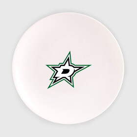 Тарелка с принтом HC Dallas Stars в Санкт-Петербурге, фарфор | диаметр - 210 мм
диаметр для нанесения принта - 120 мм | Тематика изображения на принте: club | dallas | hockey | stars | клуб | хоккей