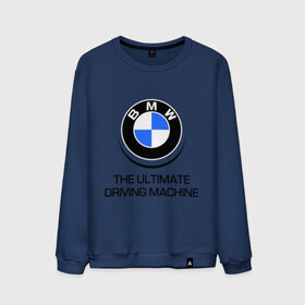Мужской свитшот хлопок с принтом BMW Driving Machine в Санкт-Петербурге, 100% хлопок |  | bmw | driving | machine | ultimate