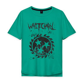 Мужская футболка хлопок Oversize с принтом Whitechapel в Санкт-Петербурге, 100% хлопок | свободный крой, круглый ворот, “спинка” длиннее передней части | deathcore | whitechapel | дэткор | метал