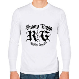 Мужской лонгслив хлопок с принтом Snoop Dogg в Санкт-Петербурге, 100% хлопок |  | rap | snoop dogg | музыка | рэп | снуп дог