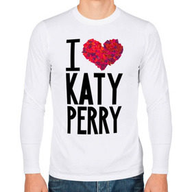Мужской лонгслив хлопок с принтом I love Katy Perry в Санкт-Петербурге, 100% хлопок |  | Тематика изображения на принте: katy perry | pop | знаменитости | корона | кэти перри | музыка | певица