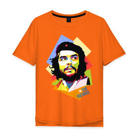 Мужская футболка хлопок Oversize с принтом Che Guevara в Санкт-Петербурге, 100% хлопок | свободный крой, круглый ворот, “спинка” длиннее передней части | че гевара