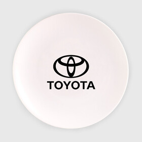 Тарелка с принтом Toyota Logo в Санкт-Петербурге, фарфор | диаметр - 210 мм
диаметр для нанесения принта - 120 мм | Тематика изображения на принте: logo | toyota | логотип | тойота