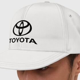 Кепка снепбек с прямым козырьком с принтом Toyota Logo в Санкт-Петербурге, хлопок 100% |  | logo | toyota | логотип | тойота