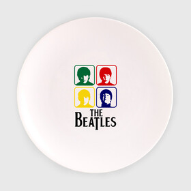 Тарелка с принтом The Beatles в Санкт-Петербурге, фарфор | диаметр - 210 мм
диаметр для нанесения принта - 120 мм | beatles | битлз | битлы