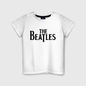 Детская футболка хлопок с принтом The Beatles в Санкт-Петербурге, 100% хлопок | круглый вырез горловины, полуприлегающий силуэт, длина до линии бедер | Тематика изображения на принте: beatles | битлз