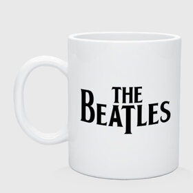 Кружка с принтом The Beatles в Санкт-Петербурге, керамика | объем — 330 мл, диаметр — 80 мм. Принт наносится на бока кружки, можно сделать два разных изображения | Тематика изображения на принте: beatles | битлз
