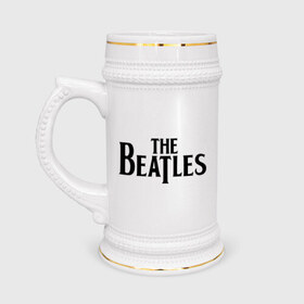 Кружка пивная с принтом The Beatles в Санкт-Петербурге,  керамика (Материал выдерживает высокую температуру, стоит избегать резкого перепада температур) |  объем 630 мл | beatles | битлз