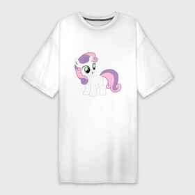 Платье-футболка хлопок с принтом Пони Крошка Бель в Санкт-Петербурге,  |  | my little pony | бель | крошка | пони