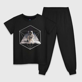 Детская пижама хлопок с принтом Астронавт в Санкт-Петербурге, 100% хлопок |  брюки и футболка прямого кроя, без карманов, на брюках мягкая резинка на поясе и по низу штанин
 | infinite | interstellar | space | univers | астронавт | бесконечный космос | вселенная | интерстеллар | космонавт