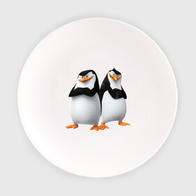 Тарелка с принтом Пингвины Мадагаскара в Санкт-Петербурге, фарфор | диаметр - 210 мм
диаметр для нанесения принта - 120 мм | Тематика изображения на принте: мадагаскар | мультик | пингвины