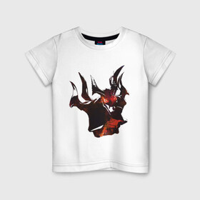 Детская футболка хлопок с принтом Shadow Fiend в Санкт-Петербурге, 100% хлопок | круглый вырез горловины, полуприлегающий силуэт, длина до линии бедер | dota | dota2 | shadow fiend | дота | дота2