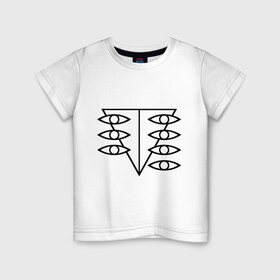 Детская футболка хлопок с принтом Евангелион в Санкт-Петербурге, 100% хлопок | круглый вырез горловины, полуприлегающий силуэт, длина до линии бедер | аниме | евангелион