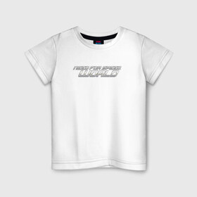 Детская футболка хлопок с принтом Need for Speed World в Санкт-Петербурге, 100% хлопок | круглый вырез горловины, полуприлегающий силуэт, длина до линии бедер | Тематика изображения на принте: speed | гонки | нфс