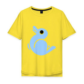 Мужская футболка хлопок Oversize с принтом Утка или заяц в Санкт-Петербурге, 100% хлопок | свободный крой, круглый ворот, “спинка” длиннее передней части | восприятие | заяц | иллюзия | оптическая иллюзия | утка