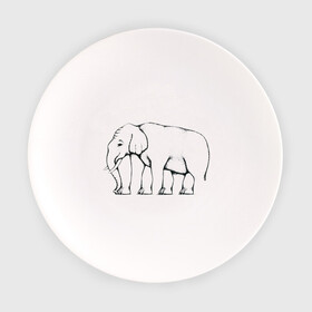 Тарелка с принтом Сколько ног у слона в Санкт-Петербурге, фарфор | диаметр - 210 мм
диаметр для нанесения принта - 120 мм | слон