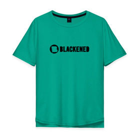 Мужская футболка хлопок Oversize с принтом Metallica - Blackened в Санкт-Петербурге, 100% хлопок | свободный крой, круглый ворот, “спинка” длиннее передней части | Тематика изображения на принте: 