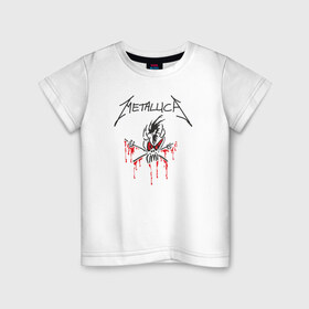 Детская футболка хлопок с принтом Metallica - Scary Guy в Санкт-Петербурге, 100% хлопок | круглый вырез горловины, полуприлегающий силуэт, длина до линии бедер | металлика
