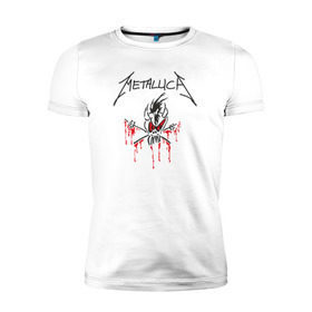 Мужская футболка премиум с принтом Metallica - Scary Guy в Санкт-Петербурге, 92% хлопок, 8% лайкра | приталенный силуэт, круглый вырез ворота, длина до линии бедра, короткий рукав | металлика