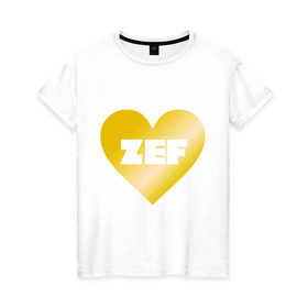 Женская футболка хлопок с принтом ZEF Die Antwoord в Санкт-Петербурге, 100% хлопок | прямой крой, круглый вырез горловины, длина до линии бедер, слегка спущенное плечо | die antwoord