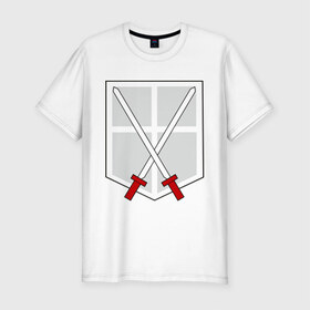 Мужская футболка премиум с принтом Разведотряд в Санкт-Петербурге, 92% хлопок, 8% лайкра | приталенный силуэт, круглый вырез ворота, длина до линии бедра, короткий рукав | титан