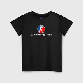 Детская футболка хлопок с принтом Counter Strike в Санкт-Петербурге, 100% хлопок | круглый вырез горловины, полуприлегающий силуэт, длина до линии бедер | counter   strike | автомат | игра | контра | человек